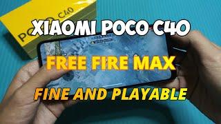 Free Fire Max in Xiaomi POCO C40 (Hand Cam)