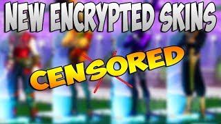 NEW ENCRYPTED SKINS IN FORTNITE BATTLE ROYALE