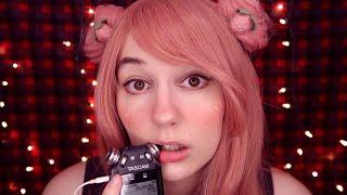 ASMR  EAR EATING, EAR LICKING, TONGUE SHAKING  TASCAM MIC