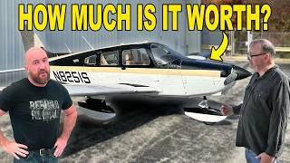 Broker EVALUATES our Rebuilt Airplane that was Forgotten for years