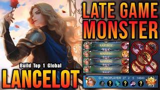 SAVAGE & 2x MANIAC!! 27 Kills Lancelot Late Game Monster!! - Build Top 1 Global Lancelot ~ MLBB