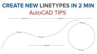 CREATE  NEW LINE TYPE IN AUTOCAD | QUICK METHOD TO CREATE NEW LINE TYPES IN AUTOCAD