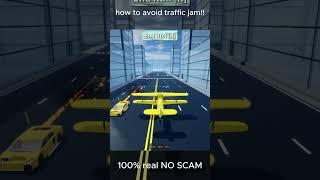 how to avoid traffic jam!! #shorts #roblox #trafficjam