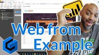 Use Power BI Web From Example over multiple URLs