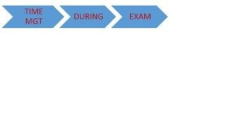 CA  IPCC  TIME MANAGEMENT DURING EXAM DAYS