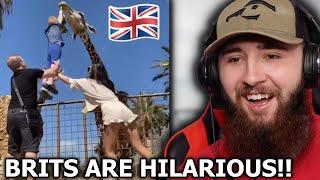 American Reacts to The FUNNIEST British Videos on the Internet!! *I'm crying*