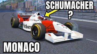 THE DAY WHEN SCHUMACHER "RACED" FOR MCLAREN AT THE F1 MONACO GP