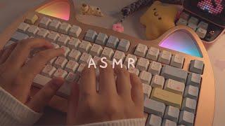 [Cozy ASMR] 1h typing - Popular 75% Keyboard Layout Collection