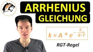 ARRHENIUS - Gleichung (Aktivierungsenergie & Vorfaktor berechnen) | Chemie Tutorial