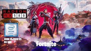 RX 580 + Xeon E5-2620 V3 || Fortnite (Competitive Settings)