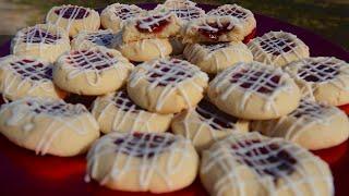 Easy Raspberry Thumbprint Cookies