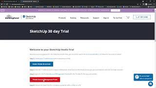 Start SketchUp Studio 30-day Free Trial