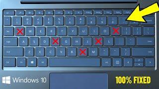 Fix Some keys on Laptop Keyboard Not Working in Windows 10 | Solve keyboard keys Won't typing ⌨️ 