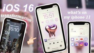  iOS 16: customize with me + what's on my iphone 11 (updated)