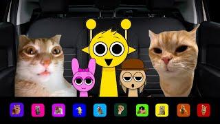 INCREDIBOX SPRUNKI Compilation Cat Memes Family Road Trip