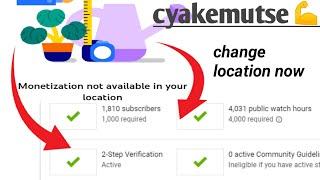Dore uko wahindura location ya youtube channel || how to change YouTube channel location
