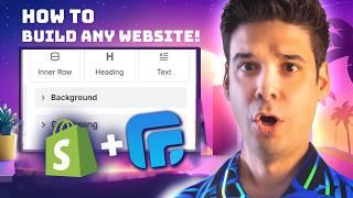 How to Custom Build ANY Website on Shopify | EComposer Tutorial