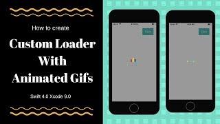 Custom Activity Indicator Swift 4.0 Xcode 9.0