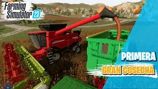 Nueva Cosechadora En La Granja y Cosecho 2 Campos Gigantes | FS 23