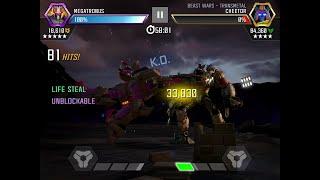 Megatronus vs Cheetor AM Fight Transformers: Forged To Fight