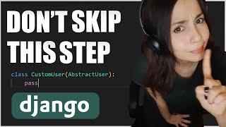 Always do this when starting a new Django Project! Custom User Guide for Beginners [ Python Django ]