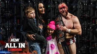 AEW World Champion Bryan Danielson Celebrates with his family | 8/25/2024 AEW All In London