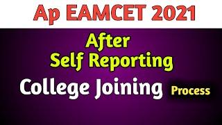 AP EAMCET 2021 College joining process|