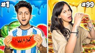 Who Can Eat 10 Random Food Items In 2 Hours  Funny Food Challenge !