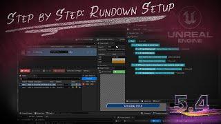 Getting Started Introduction to Unreal 5.4 Motion Design Rundown Playlists