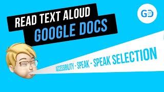 How To Make Google Docs Read Text Aloud To You