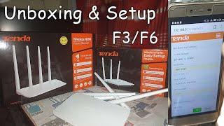Tenda F3 and F6 Wireless N300 Mbps Routers Unboxing and Review | Complete Configuration Guide