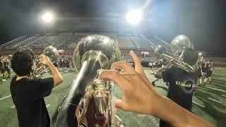 Ronald Reagan High School Marching Band Baritone Headcam "From Chaos"