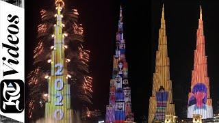 #NYE2020 #Fireworks at #BurjKhalifa Dubai ring in the New Year