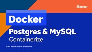 Docker Compose | How to configure PostgreSQL or MySQL database with Python Django