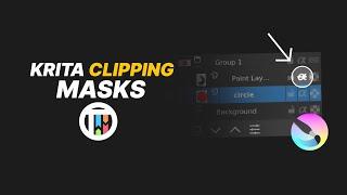 All about Krita clipping masks - Tutorial