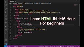 Learn Full HTML By building your Portfolio | Full HTML tutorial For Beginners