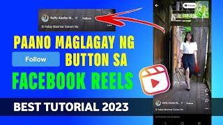 Paano Maglagay Ng Follow Button Sa Facebook Reels | Boy Kolokoy TV