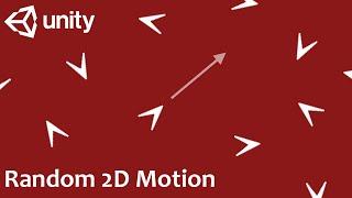 Unity C# - How to create a field of randomly moving 2D objects