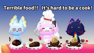 Terrible food! It's hard to be a cook!#Cooking#BabyBus#Panda Games#Cat Games#Pet Care#Little Kitten