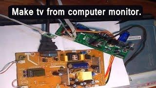 How to make tv from computer monitor.#Pro Hack