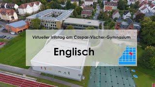 Virtueller Infotag am Caspar-Vischer-Gymnasium: Englisch