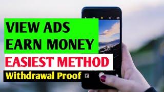 View ads earn money online by watching ads||Goldenclix Payment proof