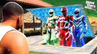 Franklin Found NEW SECRET POWER RANGER BUNKER in Swimming Pool in GTA 5 | Tamil