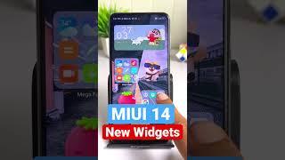 MIUI 14 New Widgets  Working On MIUI 13 #xiaomi  #shorts #miui