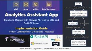 Build an Analytics Assistant App: Flowise AI, Text-to-SQL, FastAPI.