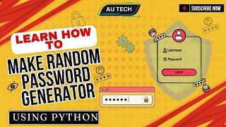 Random password generator using python Tkinter