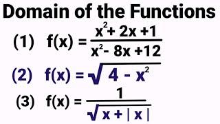 Questions of function, Domain and Range of Function , Questions of Functions  @DhimanRajeshDhiman