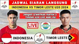 Jadwal Siaran Langsung Kualifikasi Piala Asia U20 2025 - Indonesia vs Timor Leste - Timnas Indonesia