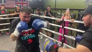 Andy Ruiz Jr. SHOWS OFF EXPLOSIVE POWER in new training footage