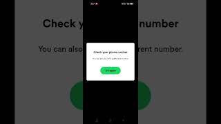 Not able to login with phone number on Spotify account